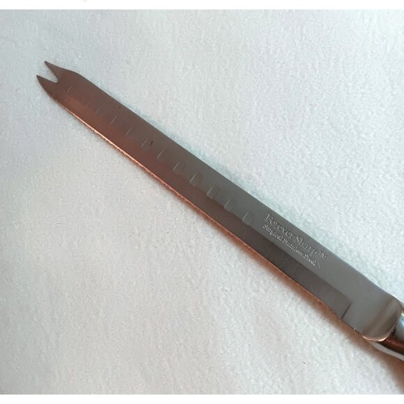 Forever Sharp Surgical Stainless Steel Tomato knife 13", blade 8.25" forked end - Picture 3 of 5